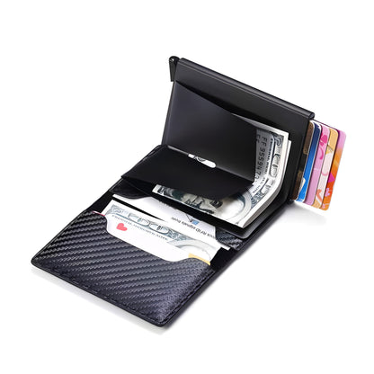 Leather RFID blocking wallet